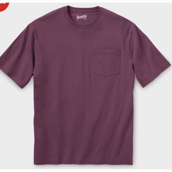 Duluth Trading Co NWT size XXL Longtail SS Pocket Crew shirt relaxed fit - Picture 4 of 4